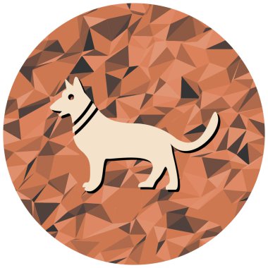 Bir kurdun vektör çizimi