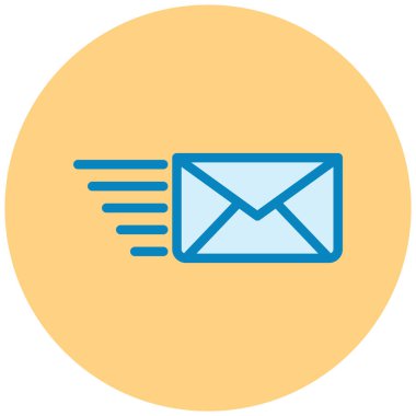 Mektup. Web simgesi basit illüstrasyon