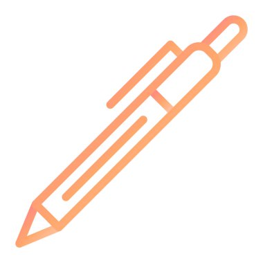 Kalem. Web simgesi basit illüstrasyon