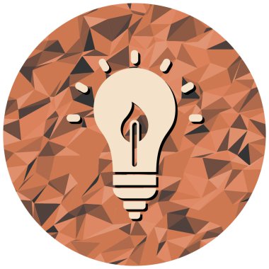 Fikir simgesinin vektör illüstrasyonu