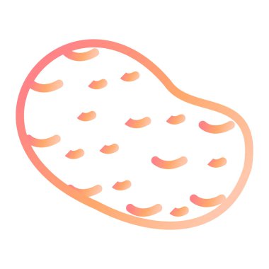 Patates. Web simgesi basit illüstrasyon 