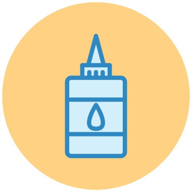 Yapıştırıcı. Web simgesi basit illüstrasyon