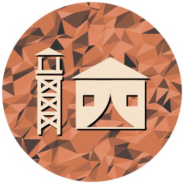 Bir evin vektör illüstrasyonu