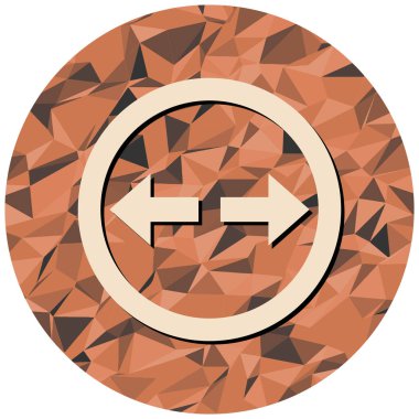 ok simgesi vektör illüstrasyonu 