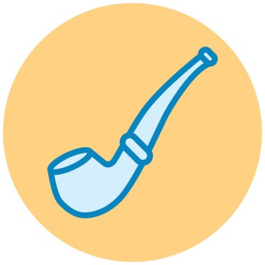 tüten boru simgesi, vektör illüstrasyonu basit tasarım