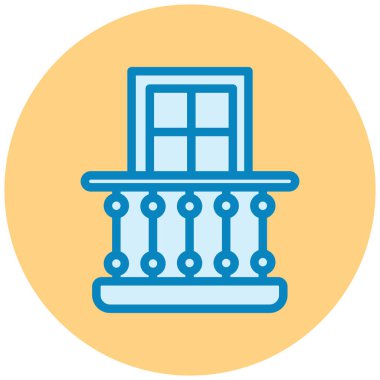 Bina. Web simgesi basit tasarım