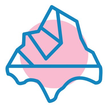 Mavi ve beyaz bayrağın vektör illüstrasyonu