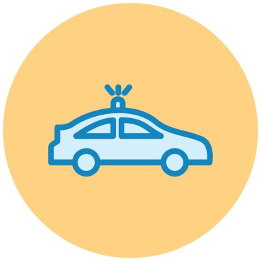 araba web simgesi. Basit tasarım