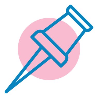 Pin 'i it. Basit illüstrasyon