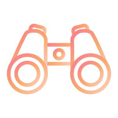 Dürbün. Web simgesi basit illüstrasyon 