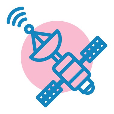 Uydu anteni. Web simgesi