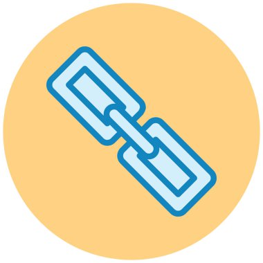 Bağlantı. Web simgesi basit illüstrasyon