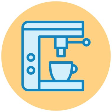 Kahve makinesi. Web simgesi