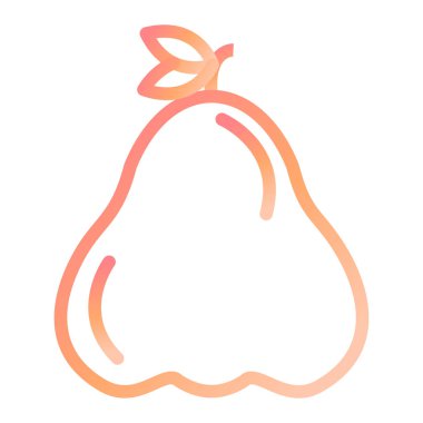 Gül elması. Web simgesi basit illüstrasyon 