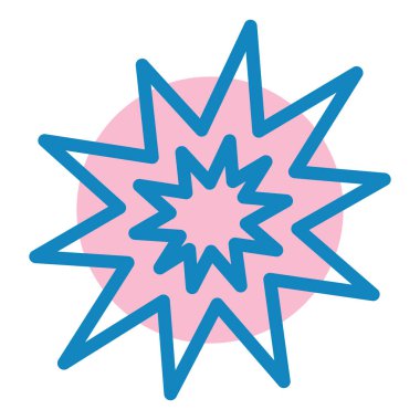 Yıldız simgesi. Web için yıldız vektör simgelerinin basit çizimi