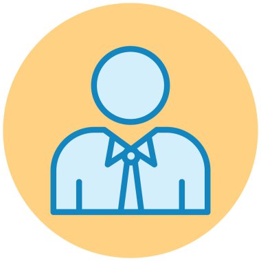 kullanıcı. Web simgesi basit illüstrasyon