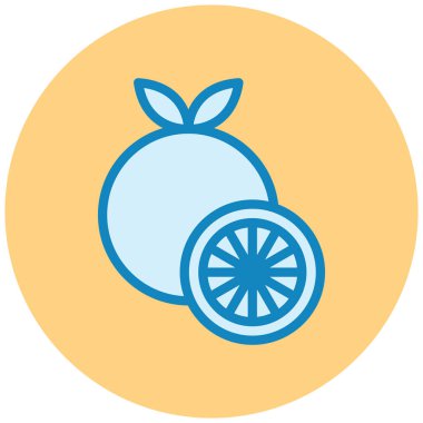lemon. Web simgesi basit illüstrasyon