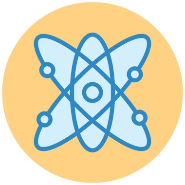 atom. Web simgesi basit tasarım