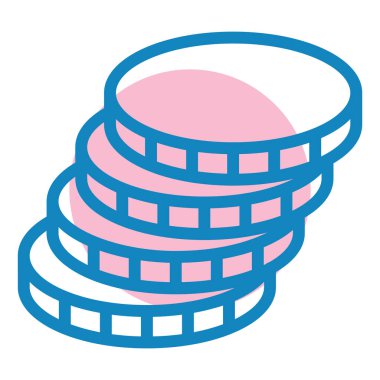 Bozukluklar. Web simgesi basit illüstrasyon