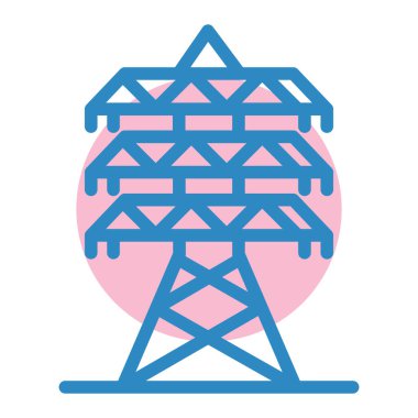 Bir nükleer güç simgesinin vektör çizimi