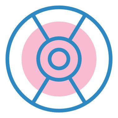 Hedef. Web simgesi basit illüstrasyon