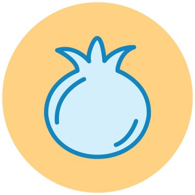 Sebze simgesinin vektör illüstrasyonu