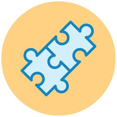 Bulmaca. Web simgesi basit illüstrasyon