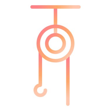 Makara. Web simgesi basit illüstrasyon 