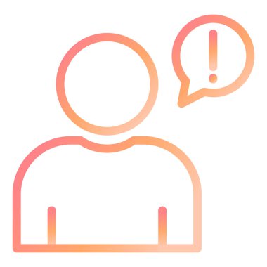 kullanıcı. Web simgesi basit illüstrasyon