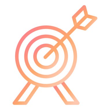 hedef simge vektör illüstrasyonu