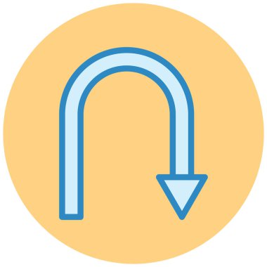 Ok. Web simgesi basit illüstrasyon