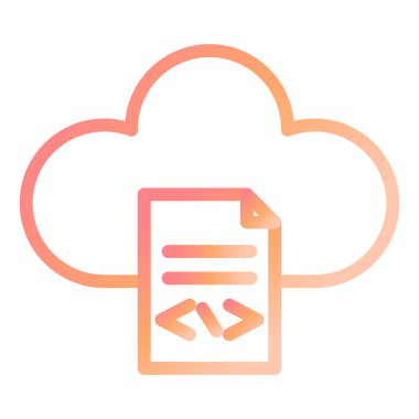 Bulut hesaplama. Web simgesi