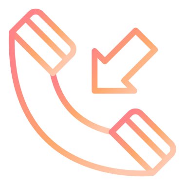 Gelen Arama, vektör illüstrasyonu