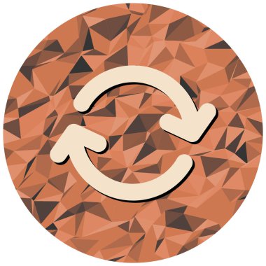 Ok. Web simgesi basit illüstrasyon