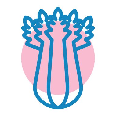 Dövme biçimi simgesinin vektör illüstrasyonu