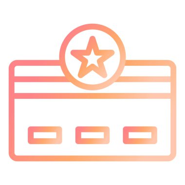 Kredi kartı ödemesi. Web simgesi basit illüstrasyon 