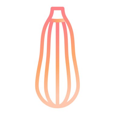 Kabak çorbası. Web simgesi basit illüstrasyon 