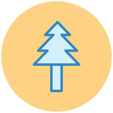 Ağaç. Web simgesi basit illüstrasyon