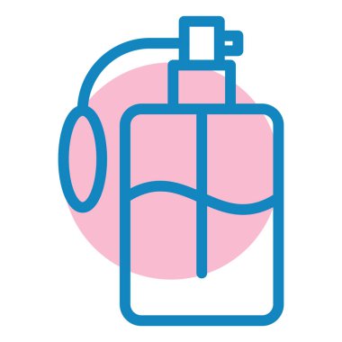 Parfüm. Web simgesi basit illüstrasyon