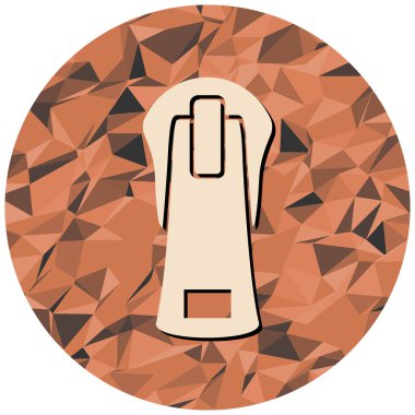 Modern b 'nin vektör illüstrasyonu eksik simgesi