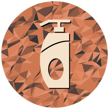 Parfüm ikonu. Web için sabun vektör simgelerinin düz çizimi