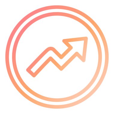 zikzak ok simgesi, vektör çizim