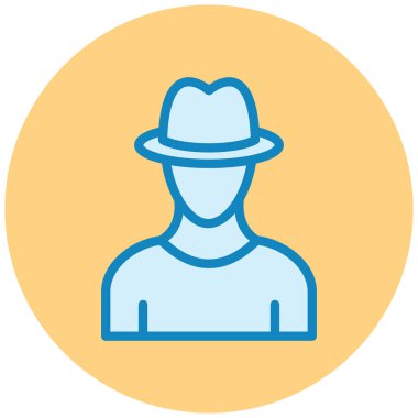 Man vektör simgesi modern basit tasarım