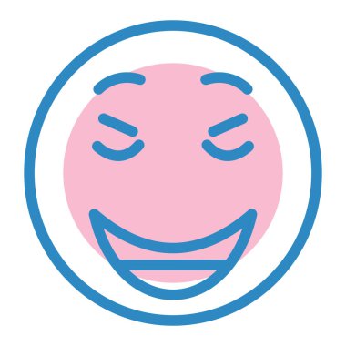 Yüz ifadesi vektör illüstrasyonu