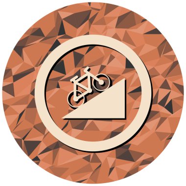 Modern yol simgesinin vektör illüstrasyonu