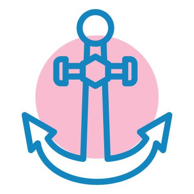 çapa simgesi vektör illüstrasyonu