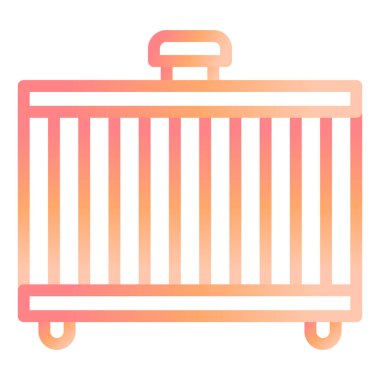 Modern çiftlik simgesinin vektör illüstrasyonu