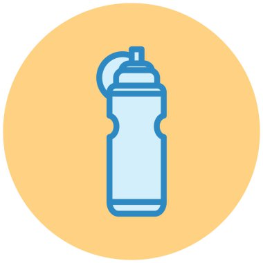 Şişe. Web simgesi basit illüstrasyon