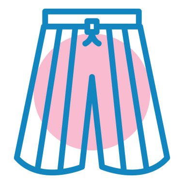 Şort. Web simgesi basit illüstrasyon