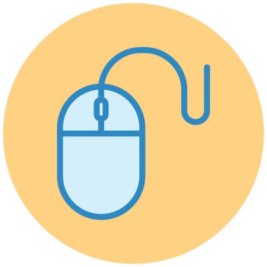 Fare. Web simgesi basit illüstrasyon